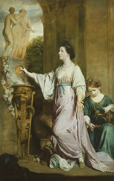 Lady Sarah Bunbury Sacrificing to the Graces Joshua Reynolds
